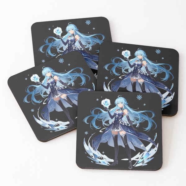 Item preview, Frost Maiden Ice Anime Girl Urban Fantasy designed and sold by Revyra Design .