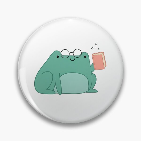 Item preview, Bookworm Frog designed and sold by FroggyLifeCo.