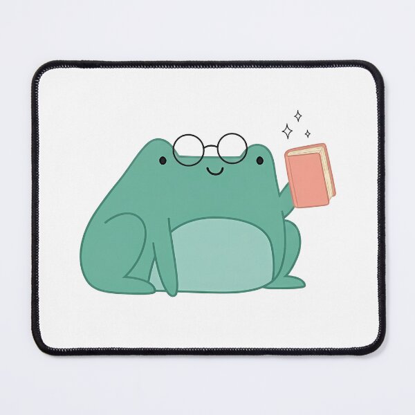 Item preview, Bookworm Frog designed and sold by FroggyLifeCo.