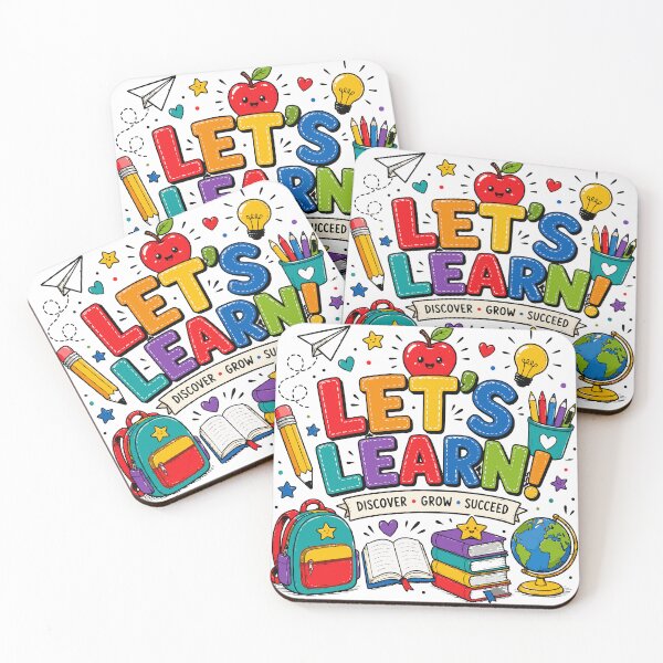 Item preview, Let’s Learn T-Shirt & Sticker | Cute Back to School Design | Preschool & Teacher Gift designed and sold by Sunday.Supply.