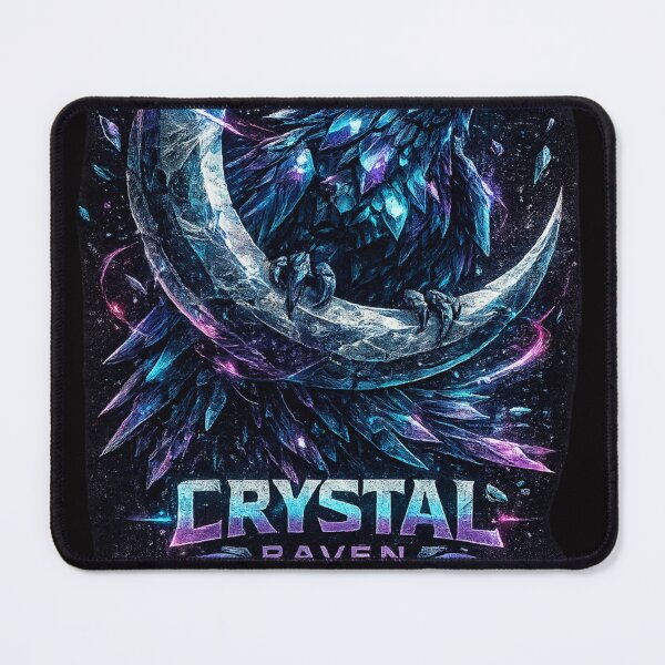 Item preview, Crystal Raven – Neon Streetwear Graphic T-Shirt designed and sold by Del4xe.