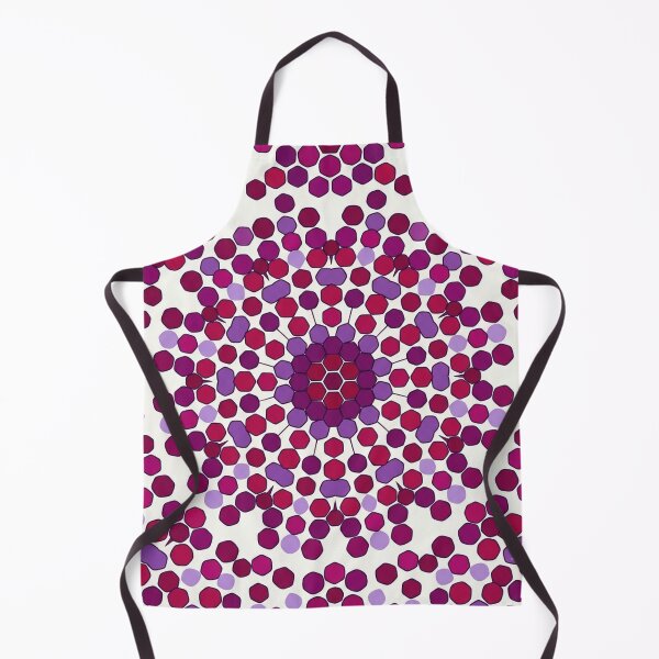 Item preview, Magenta Geometric Floral Pattern for Abstract Design Lovers designed and sold by TM DESIGNS AND MORE.