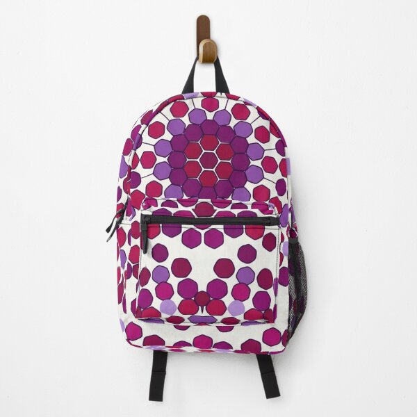 Item preview, Magenta Geometric Floral Pattern for Abstract Design Lovers designed and sold by TM DESIGNS AND MORE.