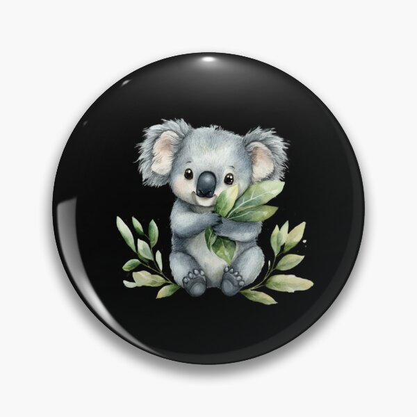 Item preview, Cute Koala Holding Leaves designed and sold by perijun.