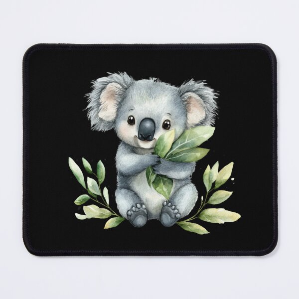 Item preview, Cute Koala Holding Leaves designed and sold by perijun.