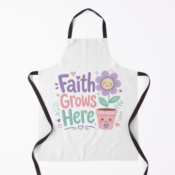 Item preview, Faith Grows Here Christian Floral Shirt | Cute Faith Graphic Tee designed and sold by Illustrated Faith.