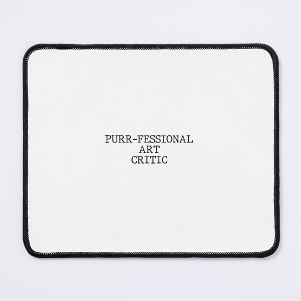 Item preview, Text Typography Purr-fessional art critic Cat + Art designed and sold by Typetextstudio.