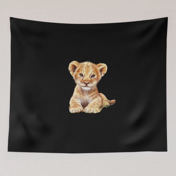 Item preview, Adorable Lion Cub Resting designed and sold by perijun.