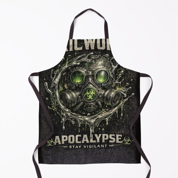 Item preview, Toxic World – Apocalypse Gas Mask Streetwear Graphic T-Shirt designed and sold by Del4xe.
