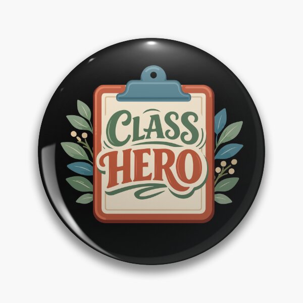 Item preview, Class Hero Clipboard – Teacher Gift designed and sold by stylishdzign.