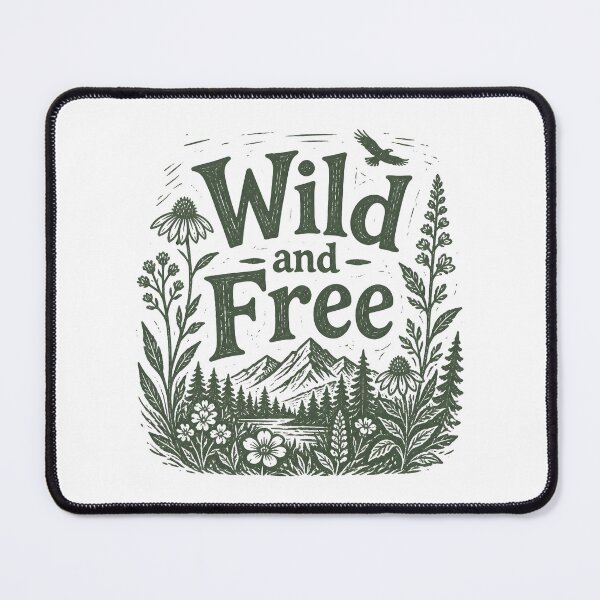 Item preview, Wild and Free Linocut Stamp Woodcut Nature Botanical Sticker designed and sold by crazyhome.
