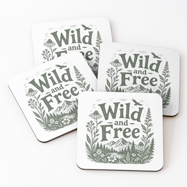 Item preview, Wild and Free Linocut Stamp Woodcut Nature Botanical Sticker designed and sold by crazyhome.