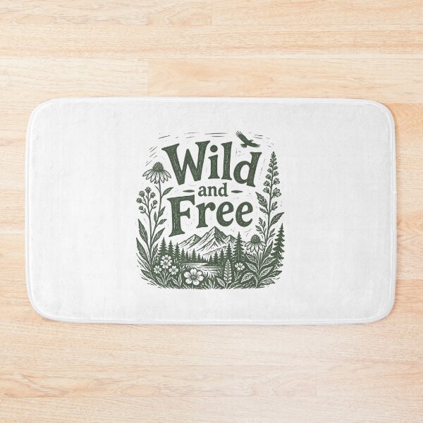 Item preview, Wild and Free Linocut Stamp Woodcut Nature Botanical Sticker designed and sold by crazyhome.