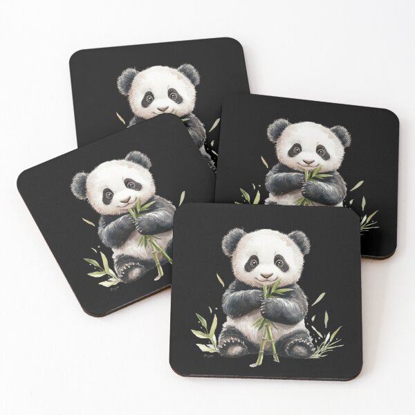Item preview, Adorable Baby Panda with Bamboo designed and sold by perijun.