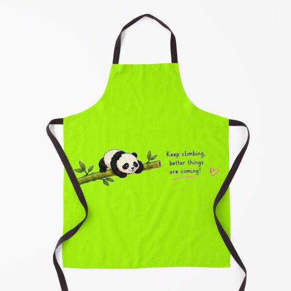 Item preview, Cute Panda Keep Climbing Better Things Are Coming designed and sold by DailyDoodlesBySumbul.