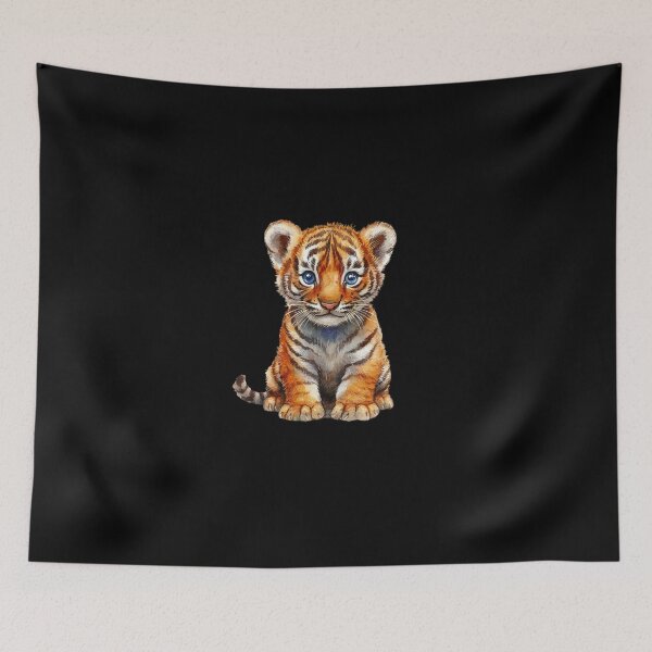 Item preview, Adorable Blue-Eyed Tiger Cub designed and sold by perijun.