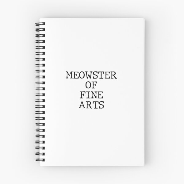 Item preview, Text Typography Meowster of fine arts Cat + Art designed and sold by Typetextstudio.