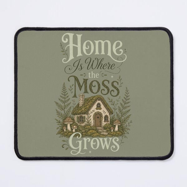 Item preview, Home Is Where the Moss Grows Cottage designed and sold by InkwellCottage.