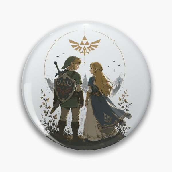 Item preview, Link & Zelda designed and sold by Delmu16.
