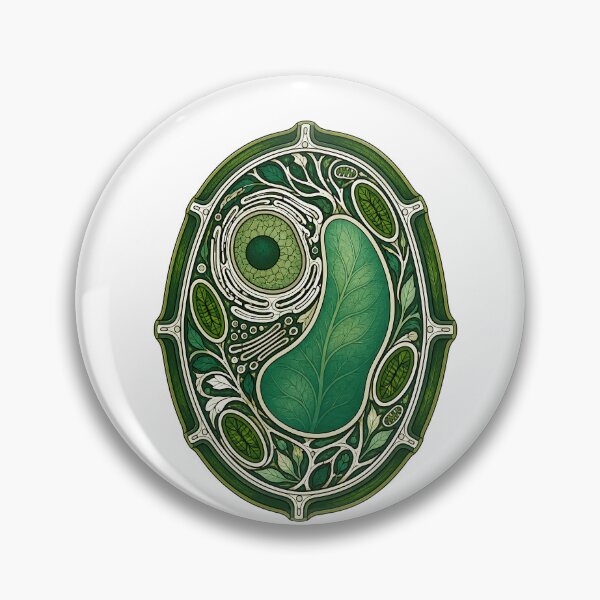 Item preview, Botanical Plant Cell Stained Glass Illustration designed and sold by BoyleDesignShop.