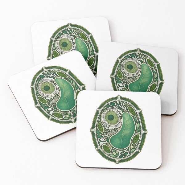 Item preview, Botanical Plant Cell Stained Glass Illustration designed and sold by BoyleDesignShop.