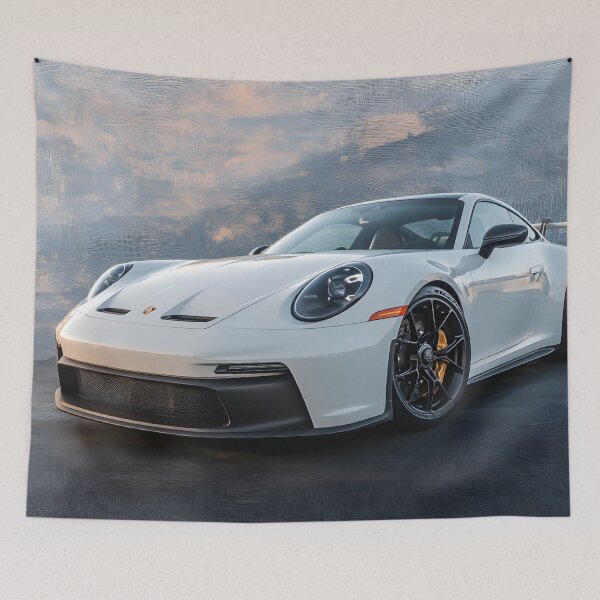 Item preview, Porsche 911 GT3 Abstract Contemporary Artwork designed and sold by AutoPopStudio.