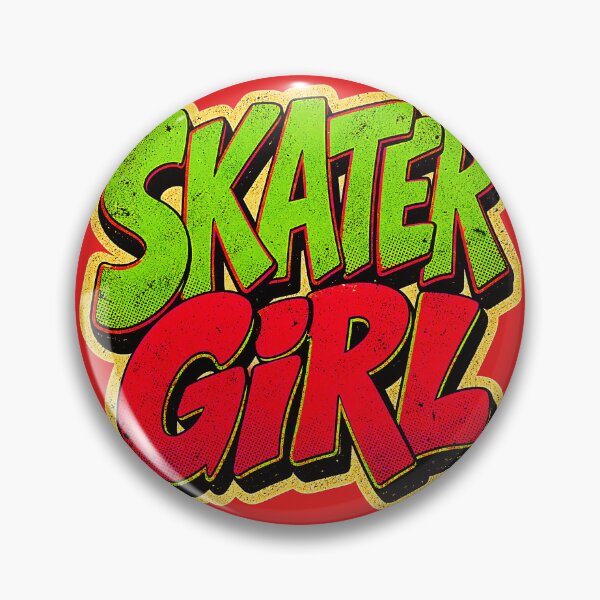 Item preview, Retro Skater Girl Typography designed and sold by Creatby7030.