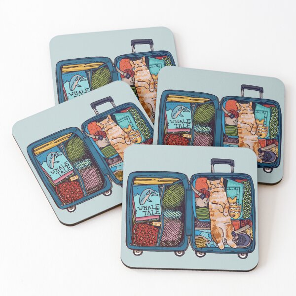 Item preview, Suitcase Cat designed and sold by kendra-psd.