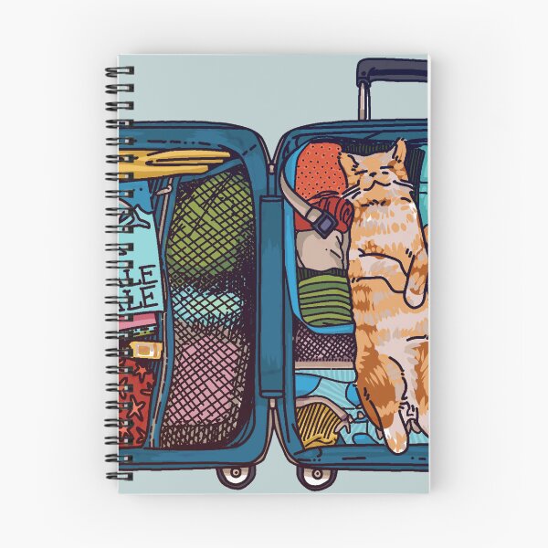 Item preview, Suitcase Cat designed and sold by kendra-psd.