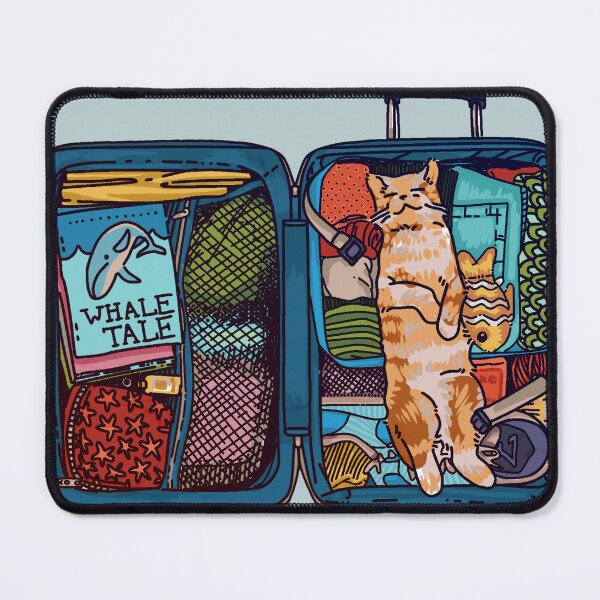 Item preview, Suitcase Cat designed and sold by kendra-psd.