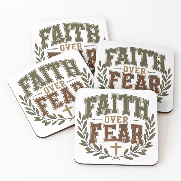 Item preview, Faith Over Fear Christian Typography Shirt | Inspirational Bible Design designed and sold by Illustrated Faith.