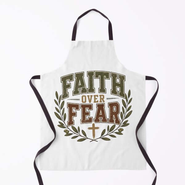 Item preview, Faith Over Fear Christian Typography Shirt | Inspirational Bible Design designed and sold by Illustrated Faith.