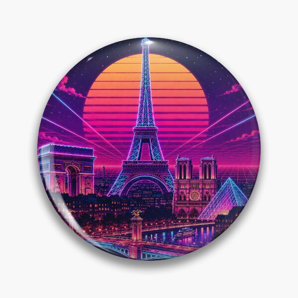 Artikelvorschau, Paris Synthwave entworfen und verkauft von Durro.