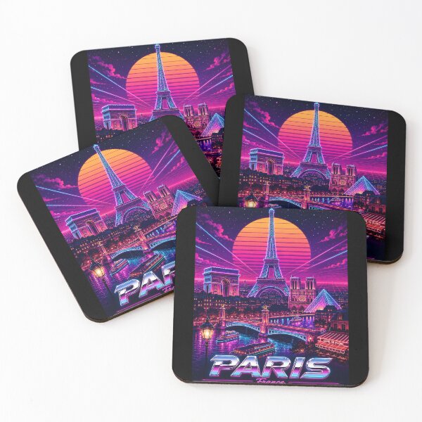 Artikelvorschau, Paris Synthwave entworfen und verkauft von Durro.
