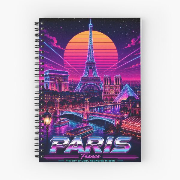 Artikelvorschau, Paris Synthwave entworfen und verkauft von Durro.
