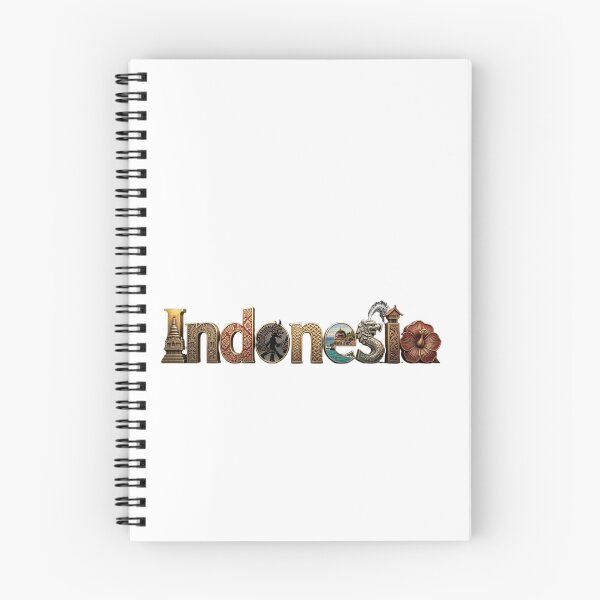 Item preview, Indonesia Typography Travel Design | Cultural Heritage & Island Paradise Art designed and sold by VladisWorld.