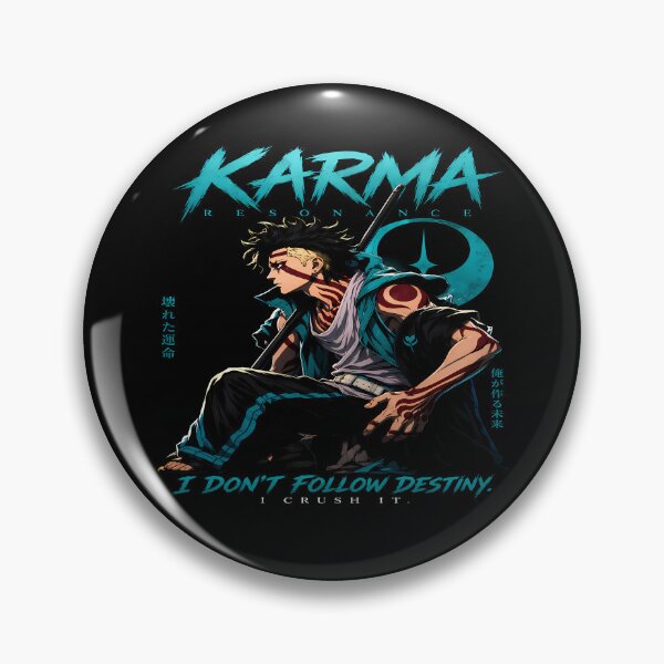 Item preview, Karma Resonance – Broken Destiny- Japanese Character Illustration designed and sold by TTdesigns123.