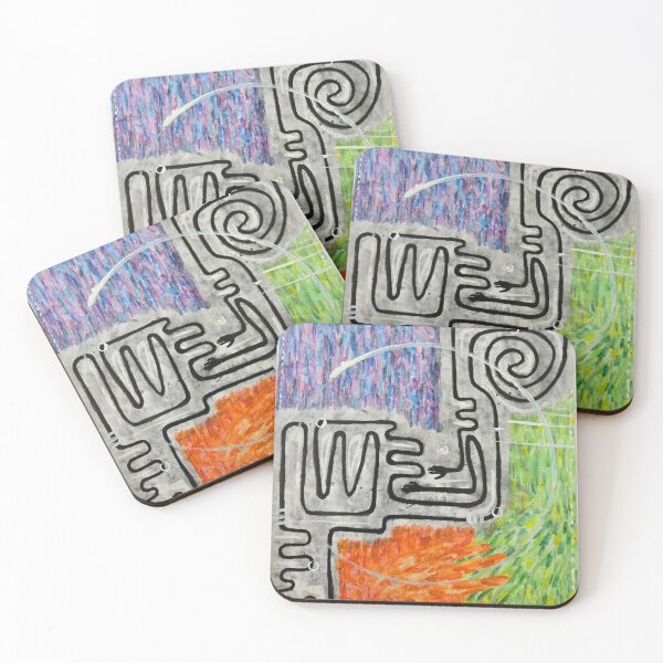 Item preview, "Touch: The Love Language" Hands in colorful abstract designed and sold by LaurenMyersArtist.