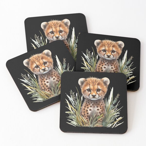 Item preview, Cheetah Cub in the Grass designed and sold by perijun.