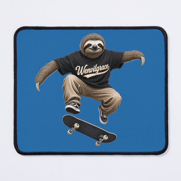 Item preview, Copy of Skateboarding Sloth Gift 2 designed and sold by Wenvilgrace.