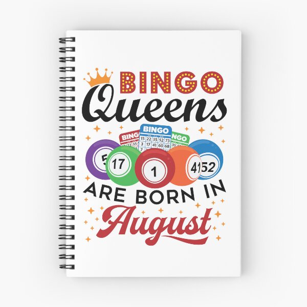 Item preview, Bingo Queens Are Born in August Birthday Women designed and sold by jaygo.