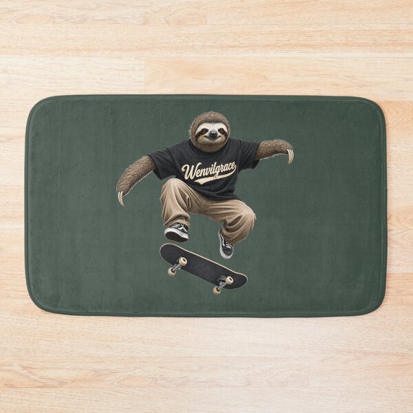 Item preview, Copy of Skateboarding Sloth Gift 2 designed and sold by Wenvilgrace.