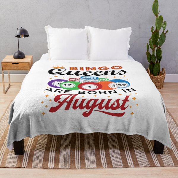 Item preview, Bingo Queens Are Born in August Birthday Women designed and sold by jaygo.
