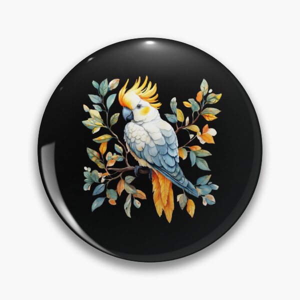 Item preview, Colorful Cockatoo on a Branch designed and sold by perijun.