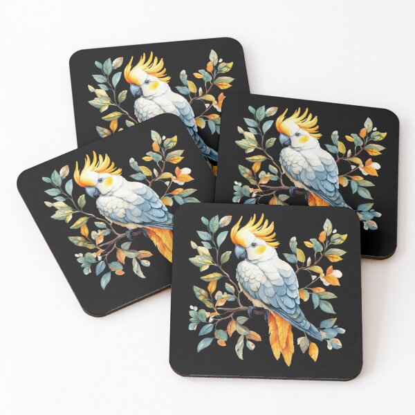 Item preview, Colorful Cockatoo on a Branch designed and sold by perijun.