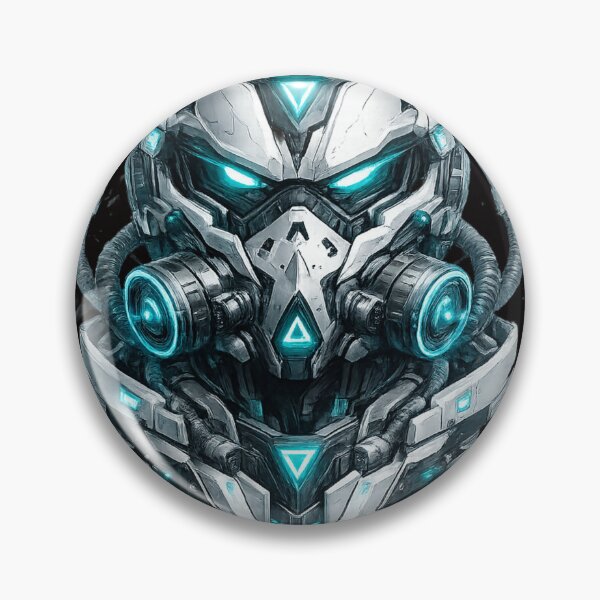 Item preview, Cyber Sentinel – Techwear Futuristic Mask Graphic T-Shirt designed and sold by Del4xe.
