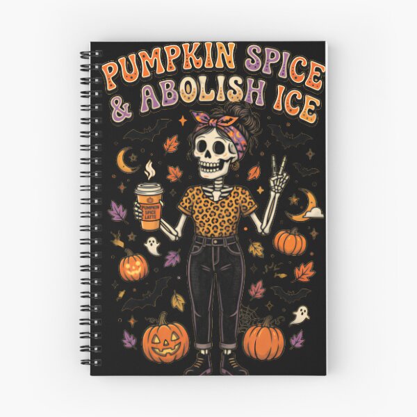 Item preview, Pumpkin-spice-and-abolish-ice designed and sold by w66aboo.