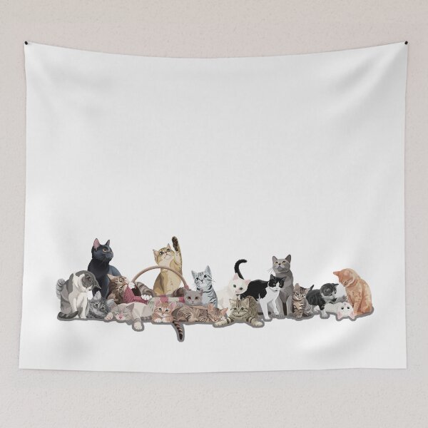 Item preview, Online Cats designed and sold by NorthNook.