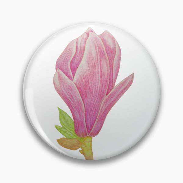 Item preview, Hand-drawn colored pencil illustration of a beautiful pink lily. A detailed botanical artwork perfect for stickers, journals, phone cases, wall art, and gifts. designed and sold by calmcolourprint.