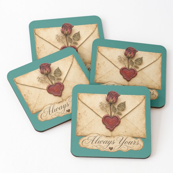 Item preview, Always Yours Vintage Love Letter Wax Seal Design designed and sold by Aliplus+.